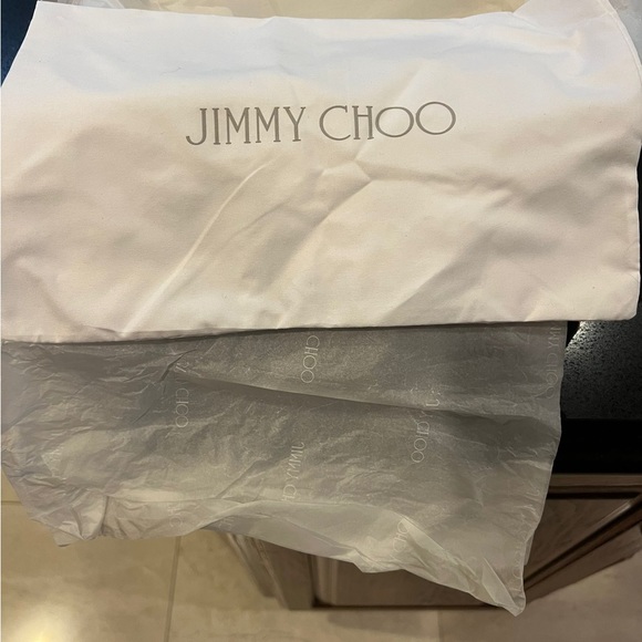 Authentic Jimmy Choo red snake anouk pump size 38.5. - Picture 12 of 12